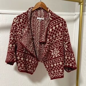 Unique cropped sweater